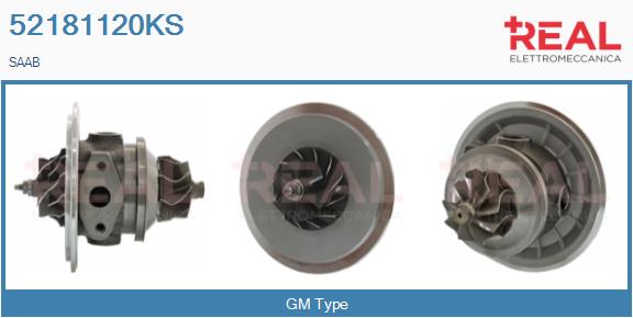 Groupe carter, turbocompresseur REAL 52181120KS