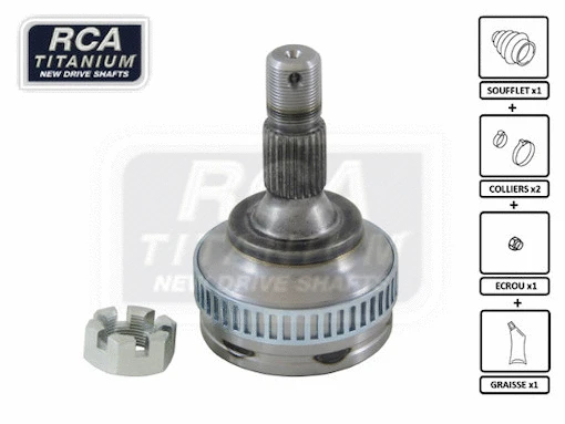 Jeu de joints, arbre de transmission RCA FRANCE CI92A