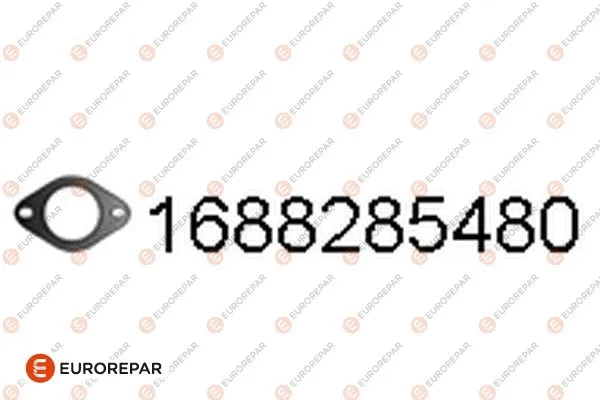 Joint, tuyau d'échappement EUROREPAR 1688285480