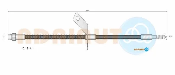 Flexible de frein ADRIAUTO 10.1214.1