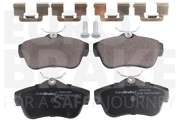 Kit de plaquettes de frein, frein à disque EUROBRAKE 5502221964