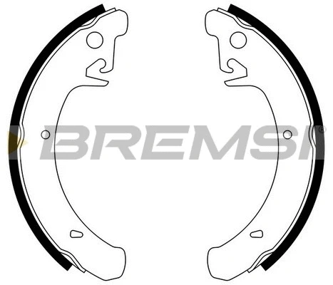 Jeu de mâchoires de frein BREMSI GF0283