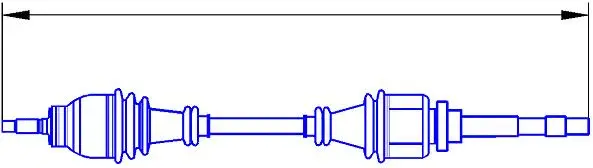 Arbre de transmission SERCORE 22599