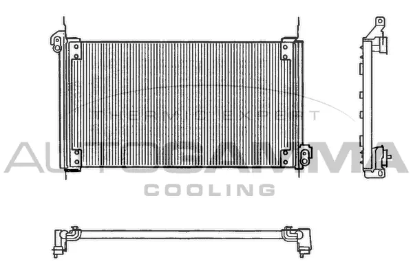 Condenseur, climatisation AUTOGAMMA 102629