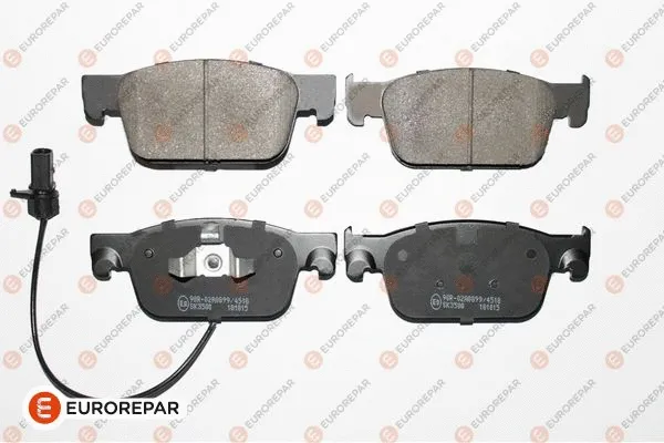 Kit de plaquettes de frein, frein à disque EUROREPAR 1675992380