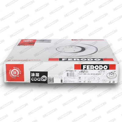 Disque de frein FERODO DDF2299C-1-D