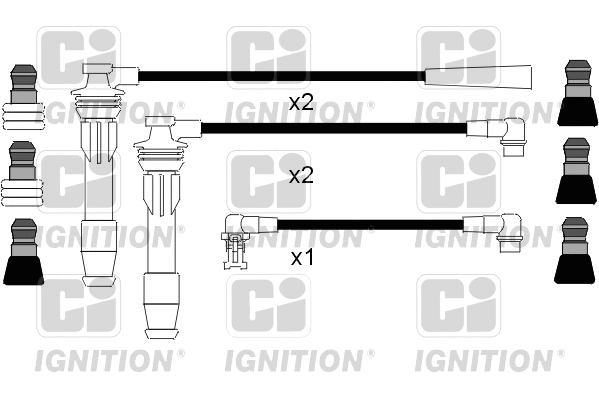 Kit de câbles d'allumage QUINTON HAZELL XC306