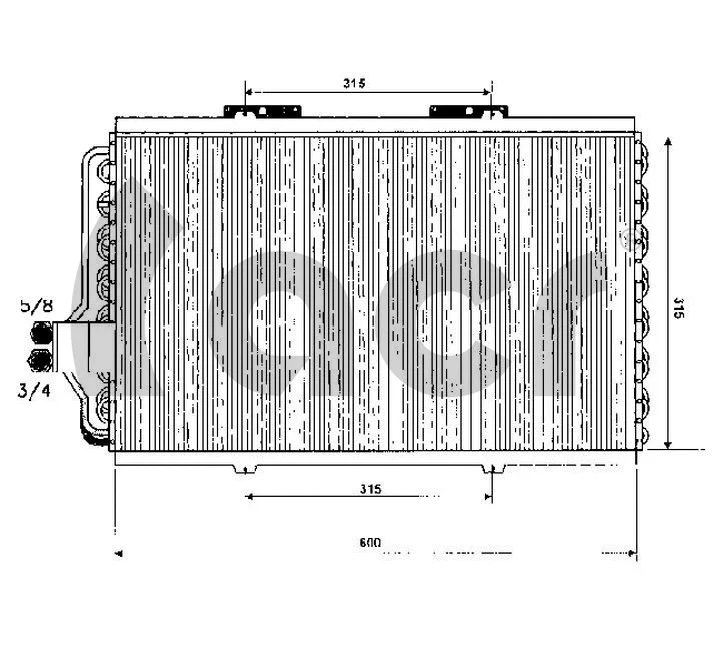 Condenseur, climatisation ACR 300218