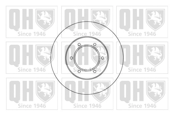 Disque de frein QUINTON HAZELL BDC5002
