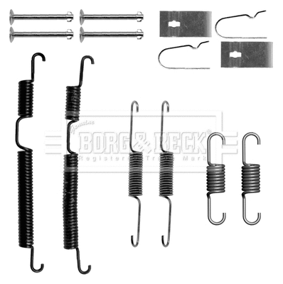 Kit d'accessoires, mâchoire de frein BORG & BECK BBK6192