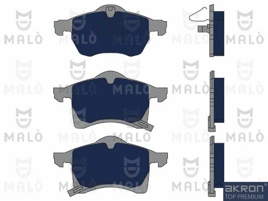 Kit de plaquettes de frein, frein à disque AKRON-MALÒ 1050998