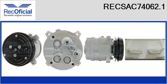 Compresseur, climatisation RECOFICIAL RECSAC74062.1