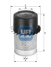 Filtre à air UFI 27.132.00