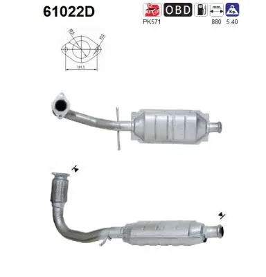 Catalyseur AS 61022D
