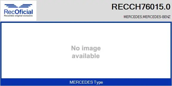 Groupe carter, turbocompresseur RECOFICIAL RECCH76015.0
