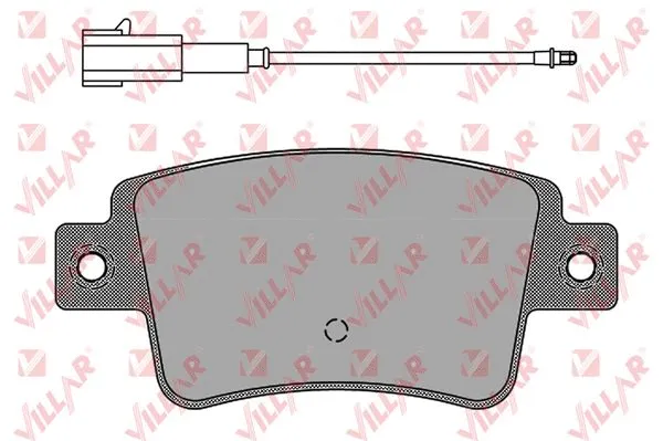 Kit de plaquettes de frein, frein à disque VILLAR 626.1677