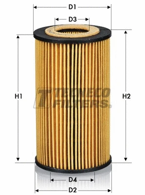 Filtre à huile TECNECO FILTERS OL0217E