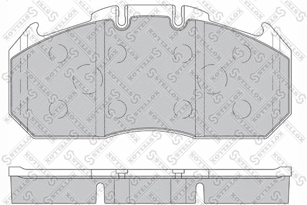 Kit de plaquettes de frein, frein à disque STELLOX 85-01425-SX