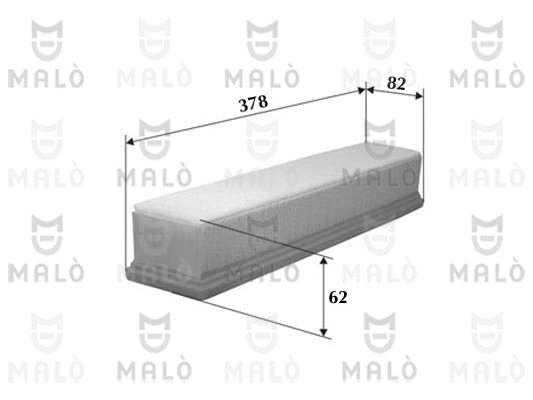 Filtre à air AKRON-MALÒ 1500131