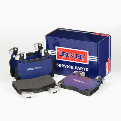 Kit de plaquettes de frein, frein à disque BORG & BECK BBP2656