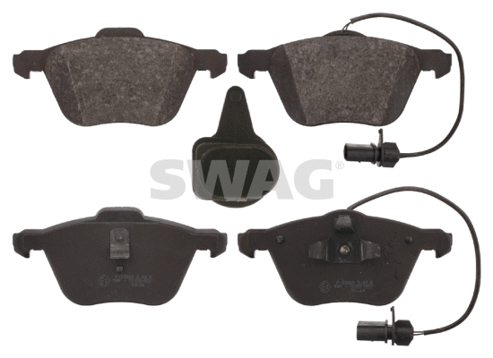 Kit de plaquettes de frein, frein à disque SWAG 30 91 6629