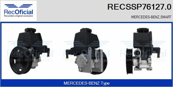 Pompe hydraulique, direction RECOFICIAL RECSSP76127.0