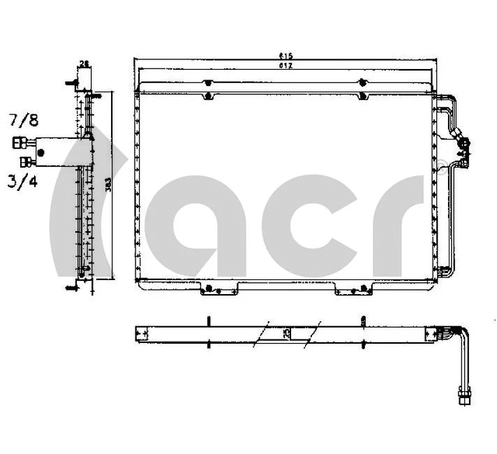 Condenseur, climatisation ACR 300448