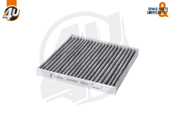 Filtre, air de l'habitacle 4U Autoparts 33180SM