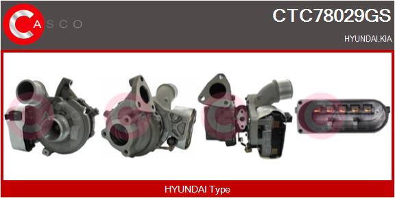 Turbocompresseur, suralimentation CASCO CTC78029GS