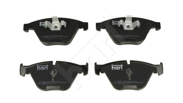 Kit de plaquettes de frein, frein à disque HART 234 631