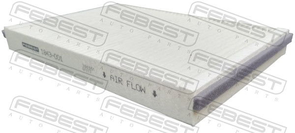 Filtre, air de l'habitacle FEBEST 1843-001