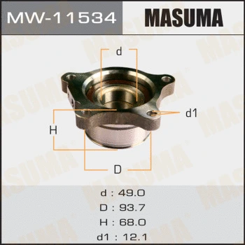 Kit de roulements de roue MASUMA MW-11534