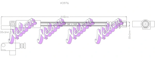 Flexible de frein KAWE H3976