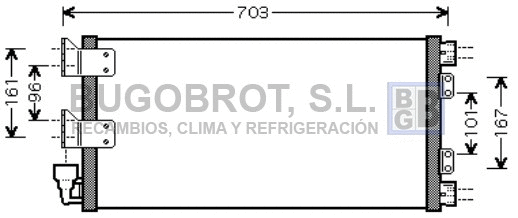 Condenseur, climatisation BUGOBROT 62-AU5178
