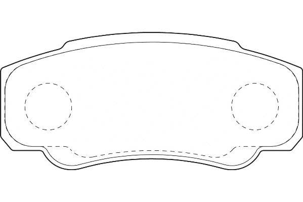 Kit de plaquettes de frein, frein à disque Omnicraft 2135664
