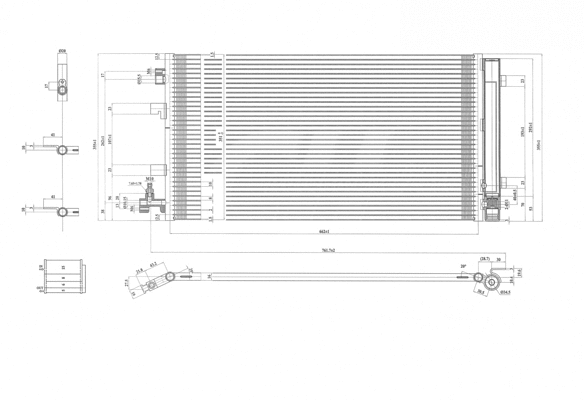 Condenseur, climatisation HART 612 264