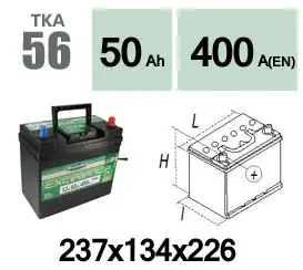 Batterie de démarrage Technika TKA56