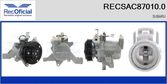 Compresseur, climatisation RECOFICIAL RECSAC87010.0