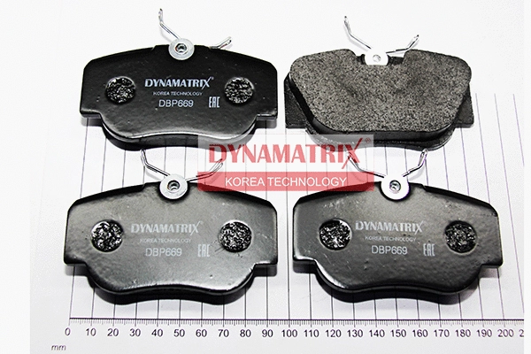 Kit de plaquettes de frein, frein à disque DYNAMATRIX DBP669