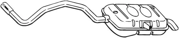 Silencieux arrière BOSAL 281-813