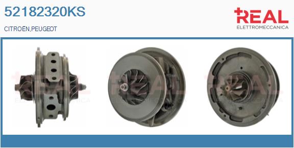 Groupe carter, turbocompresseur REAL 52182320KS
