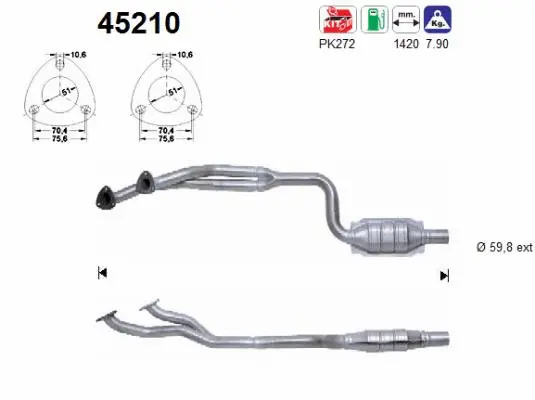 Catalyseur AS 45210