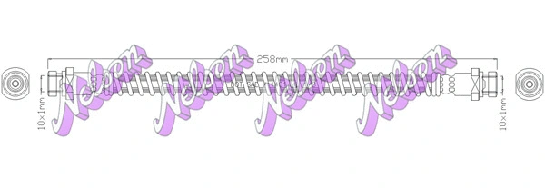 Flexible de frein KAWE H5845