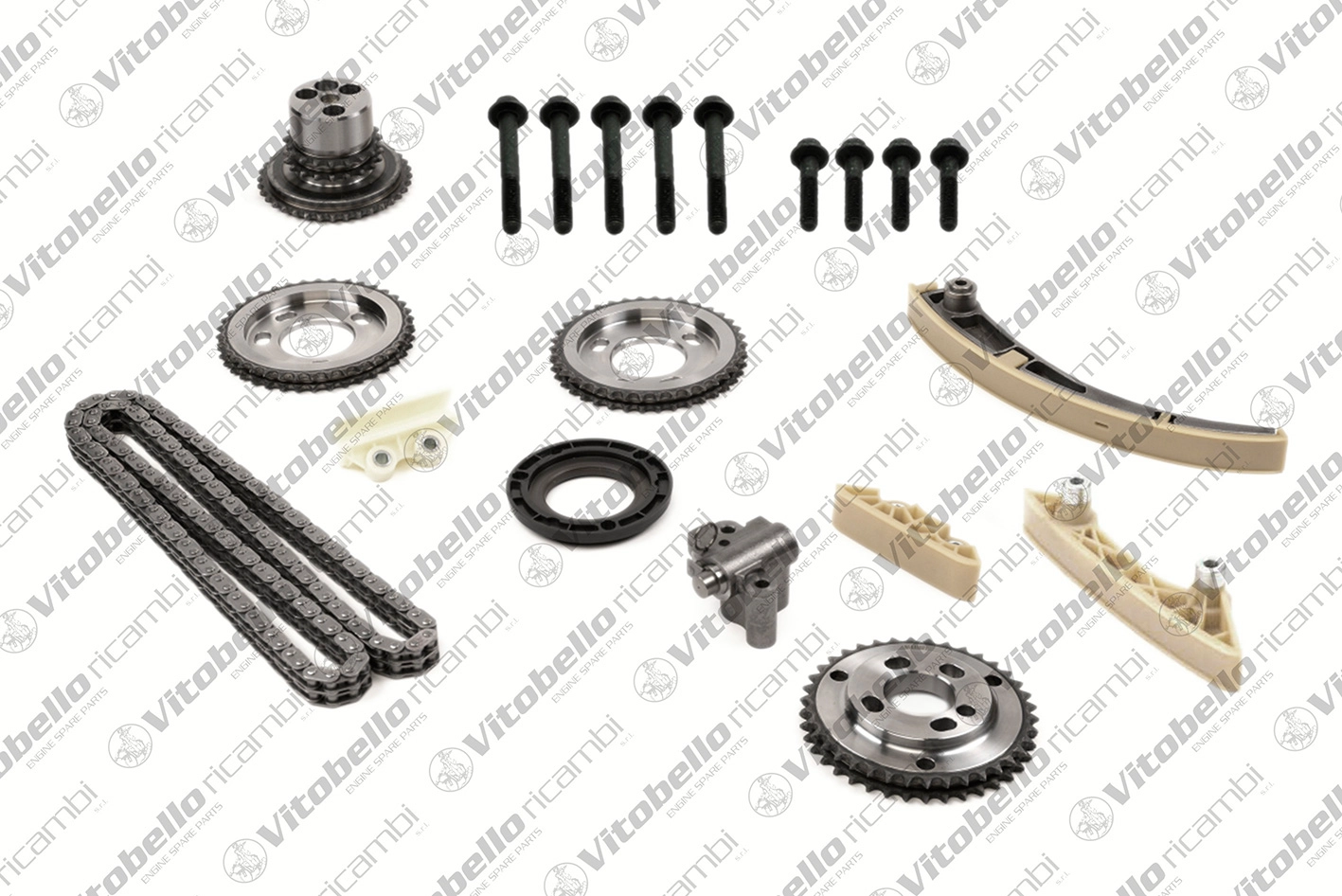 Kit de distribution par chaîne Vitobello Ricambi KDC0071-6N
