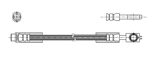 Flexible de frein Technika 44625