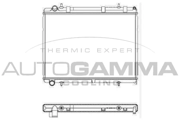 Radiateur, refroidissement du moteur AUTOGAMMA 103571