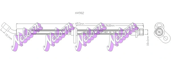 Flexible de frein KAWE H4902