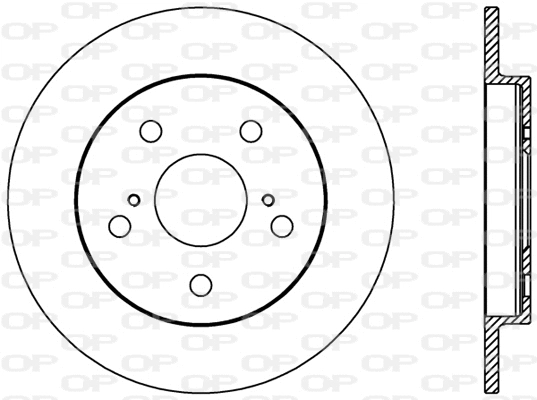 Disque de frein OPEN PARTS BDR2397.10