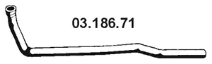 Tuyau d'échappement EBERSPÄCHER 03.186.71