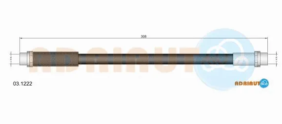 Flexible de frein ADRIAUTO 03.1222